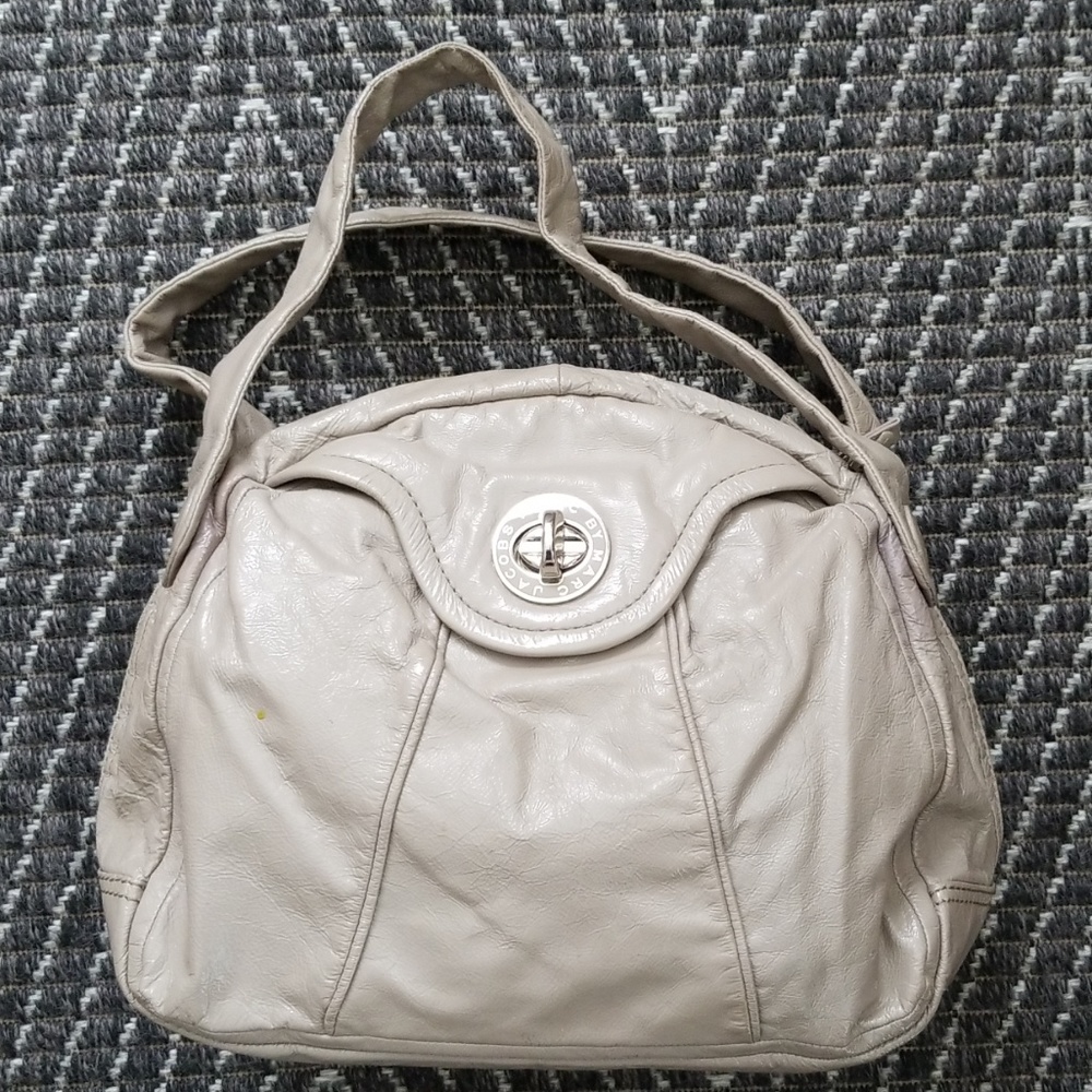 Marc Jacobs turnlock dot hobo purse bag huge